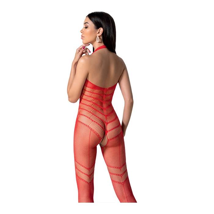 PASSION - BS100 BODYSTOCKING ROJO TALLA UNICA