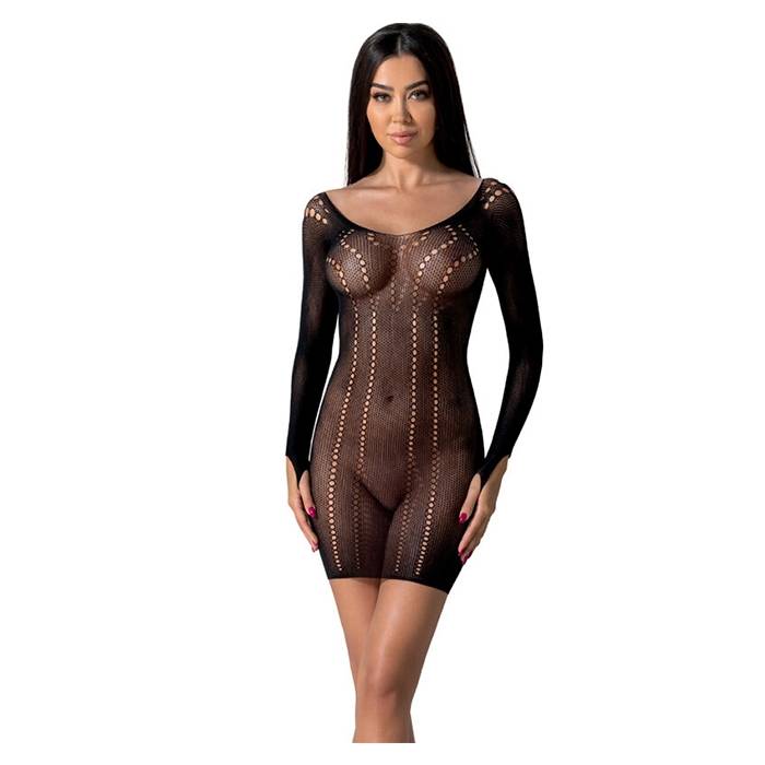 PASSION - BS101 BODYSTOCKING NEGRO TALLA UNICA