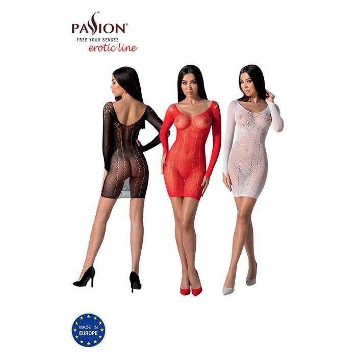 PASSION - BS101 BODYSTOCKING NEGRO TALLA UNICA