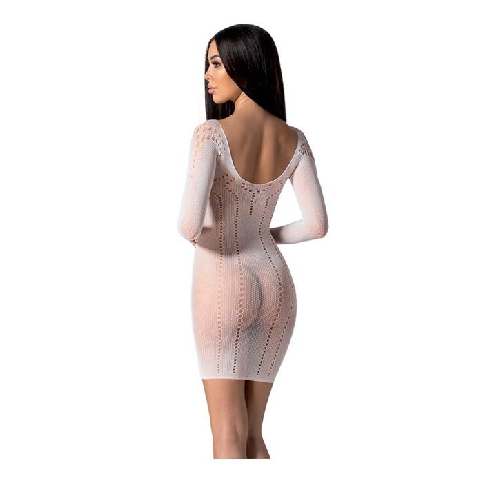 PASSION - BS101 BODYSTOCKING BLANCO TALLA UNICA