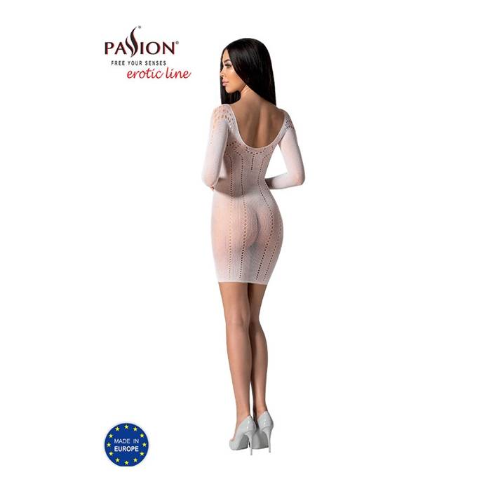 PASSION - BS101 BODYSTOCKING BLANCO TALLA UNICA