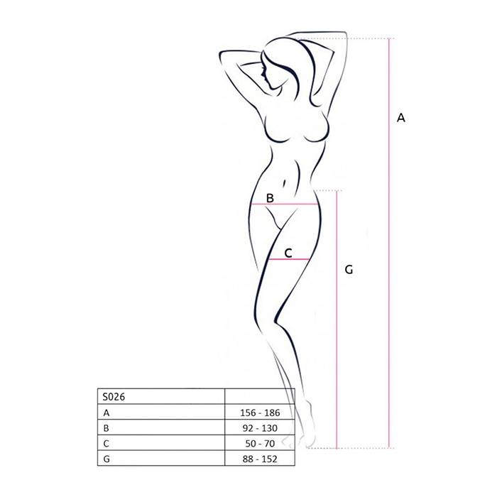 PASSION - S026 MEDIAS CON LIGUERO NEGRO TALLA UNICA