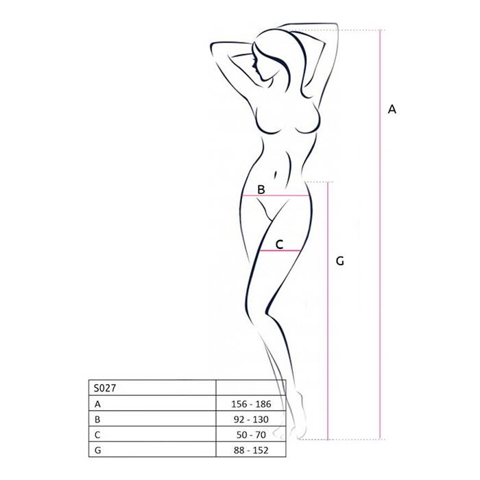 PASSION - S027 MEDIAS CON LIGUERO BLANCO TALLA UNICA