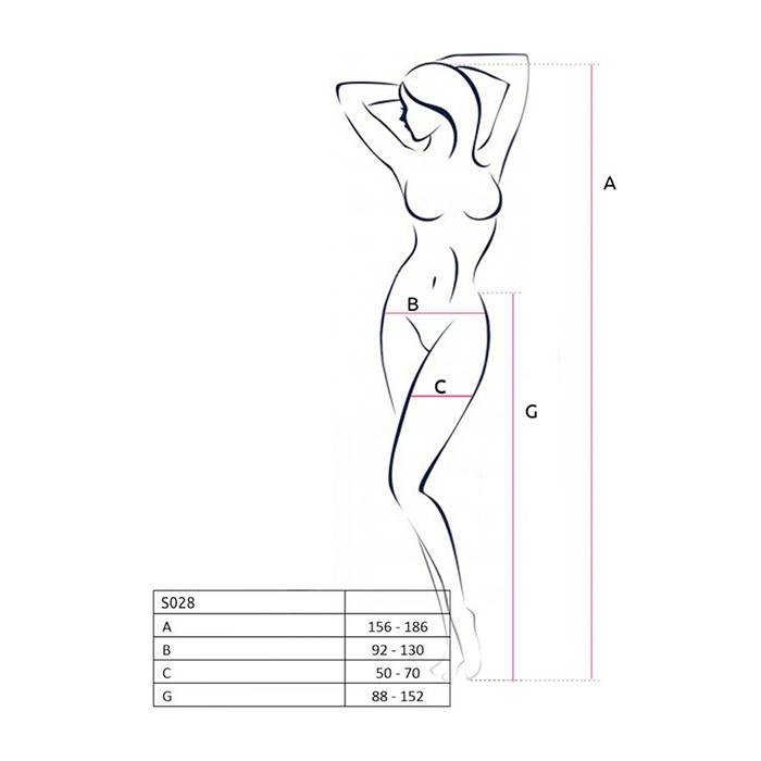 PASSION - S028 MEDIAS CON LIGUERO ROJO TALLA UNICA