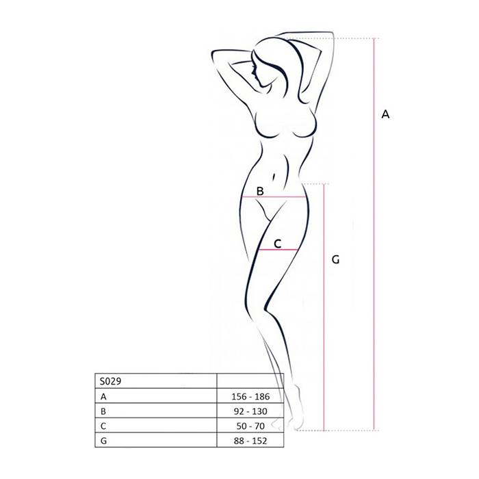 PASSION - S029 MEDIAS CON LIGUERO ROJO TALLA UNICA