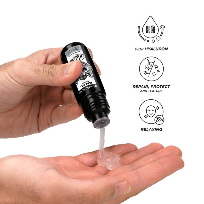 BLACK HOLE - REPARO ANAL RELAX À BASE DE ÁGUA COM HIALURON 30 ML