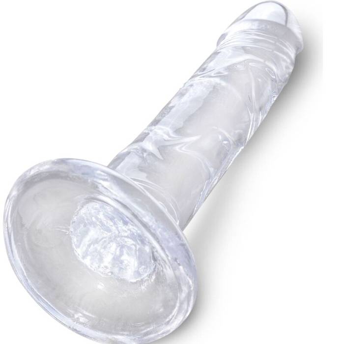 KING COCK CLEAR - PÊNIS REALISTA 15,5 CM TRANSPARENTE