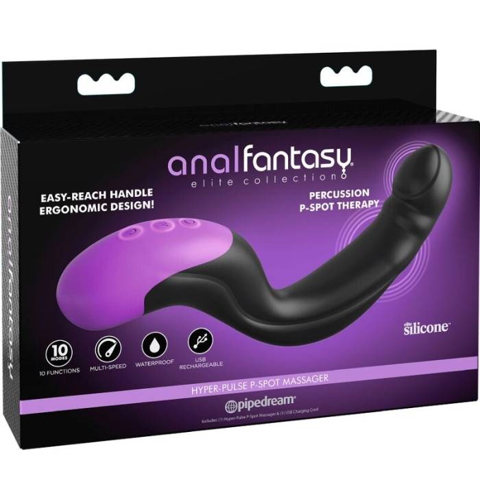 COLEÇÃO ANAL FANTASY ELITE - MASSAGER ANAL HYPER-PULSE P-POINT