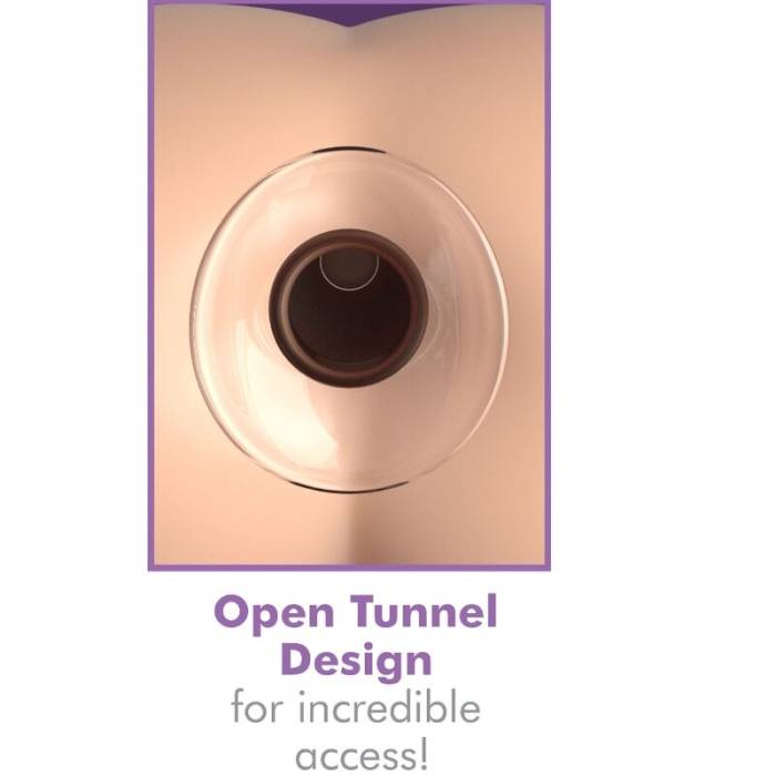 COLEÇÃO ANAL FANTASY ELITE - DILATOR ANAL GAPER PARA INICIANTES CRISTAL TAMANHO S