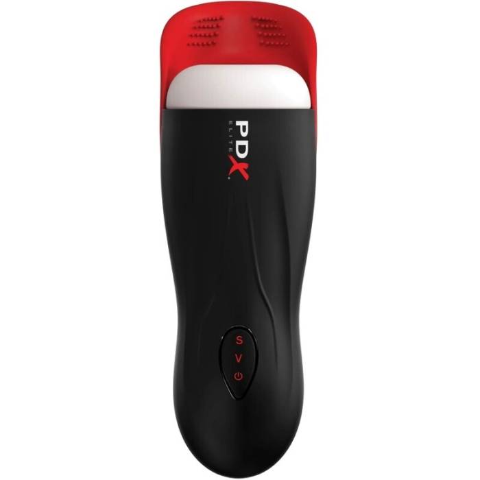 PDX ELITE - MASTURBADOR FAP-O-MATIC PRO STROKER COM BASE DE TESTÍCULOS