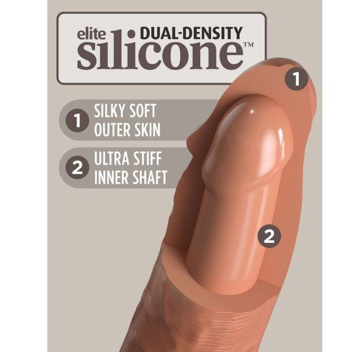 KING COCK ELITE - DILDO DE SILICONE REALISTA 20,3 CM CANDY