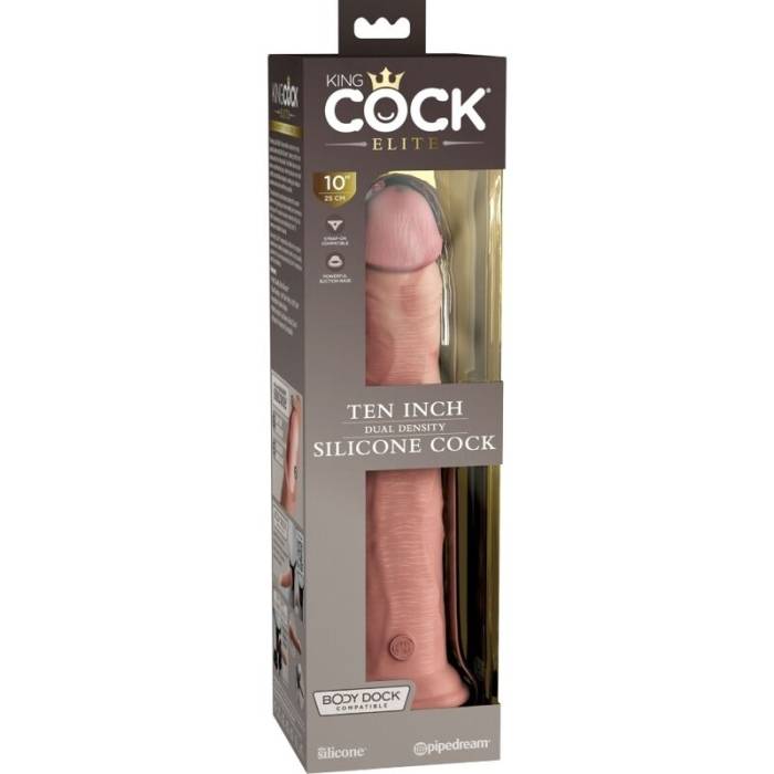 KING COCK ELITE - DILDO SILICONE REALISTA 25,4 CM