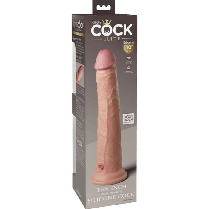 KING COCK ELITE - DILDO SILICONE REALISTA 25,4 CM