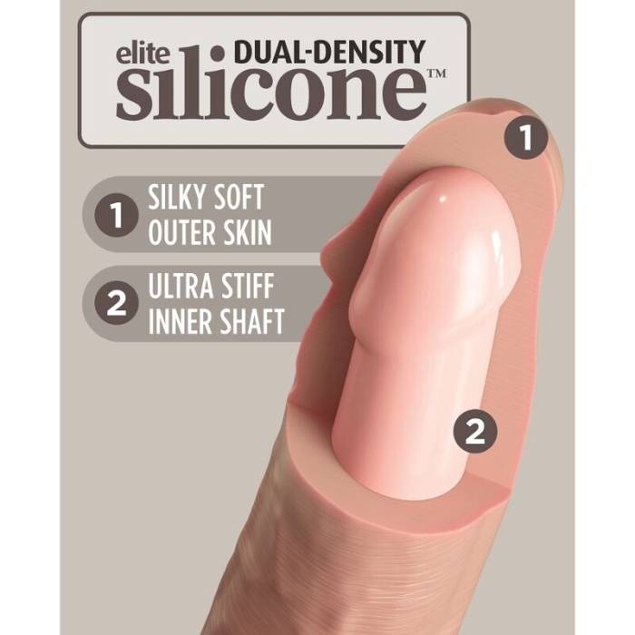 KING COCK ELITE - DILDO SILICONE REALISTA 28 CM