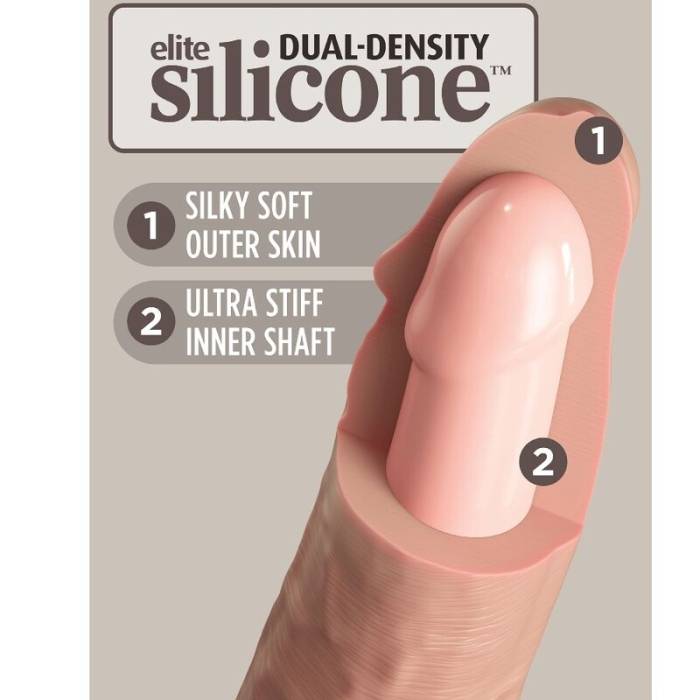 KING COCK ELITE - DILDO SILICONE REALISTA 23 CM