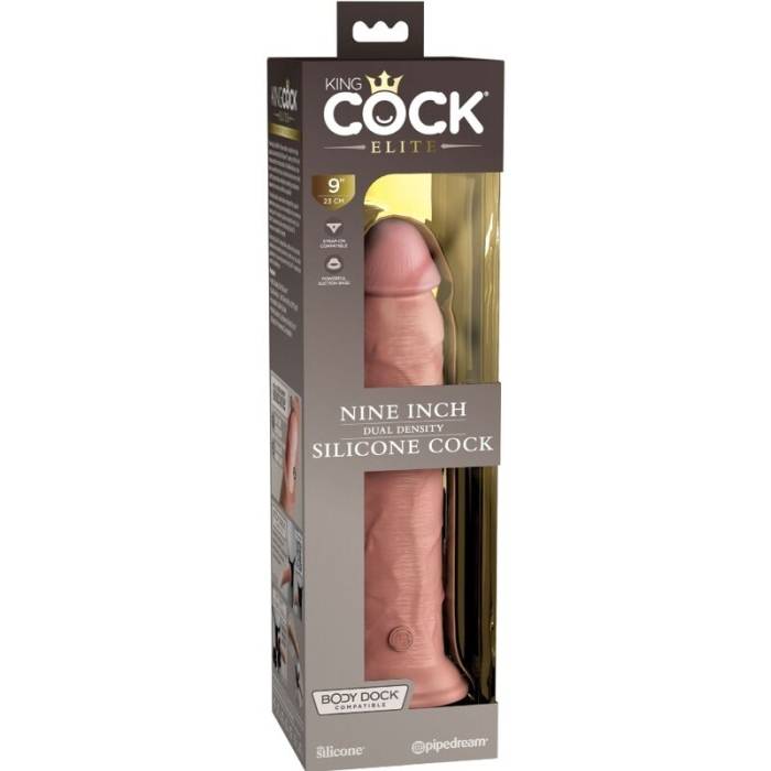 KING COCK ELITE - DILDO SILICONE REALISTA 23 CM
