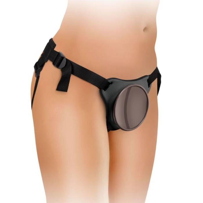 KING COCK ELITE - ARNÊS CONFORTÁVEL AJUSTÁVEL COM DILDO 17,8 CM