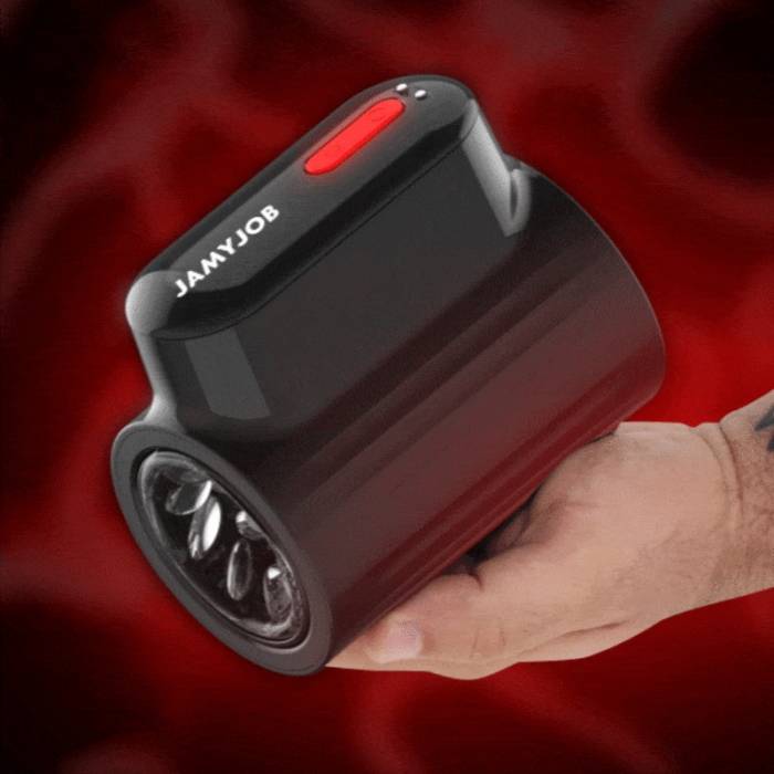 JAMYJOB - VORTEX MASTURBADOR TURBO COM IMPULSO E ROTAÇÃO 360º PARA CIMA E PARA BAIXO