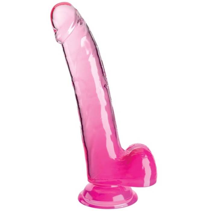 KING COCK CLEAR - DILDO COM TESTÍC...