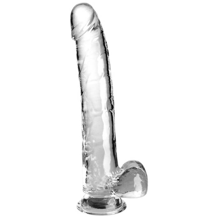 KING COCK CLEAR - DILDO COM TESTÍC...