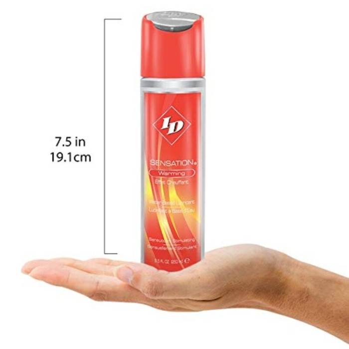 ID SENSATION - LUBRIFICANTE À BASE DE ÁGUA COM EFEITO CALOR 250 ML