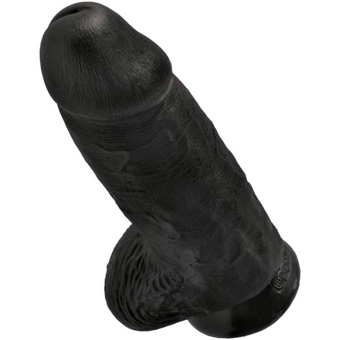 KING COCK - PÊNIS CHUBBY REALISTA 23 CM PRETO