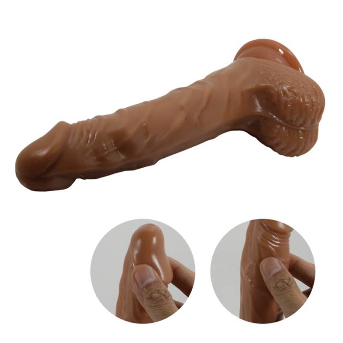 DANÇA - VIBRADOR REALÍSTICO COM VENTOSA DE CONTROLE REMOTO