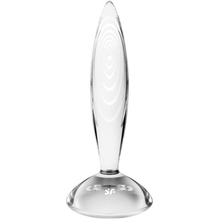 SATISFYER - PLUG ANAL DE CRISTAL E...