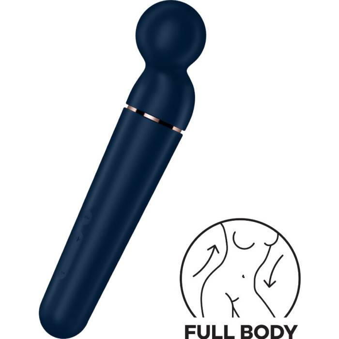 SATISFYER - MASSAGER VIBRADOR PLANET WAND-ER AZUL