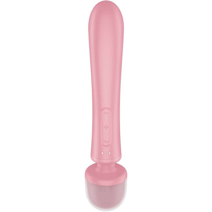 SATISFYER - TRIPLE LOVER RABBIT VIBRADOR MASSAGER ROSA