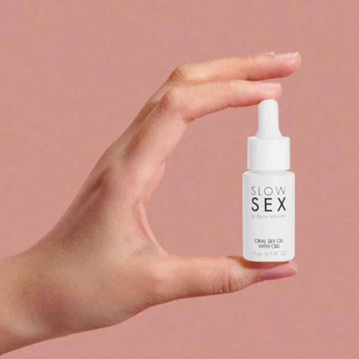 BIJOUX SLOW SEX - ÓLEO DE SEXO ORAL COM CBD 15 ML