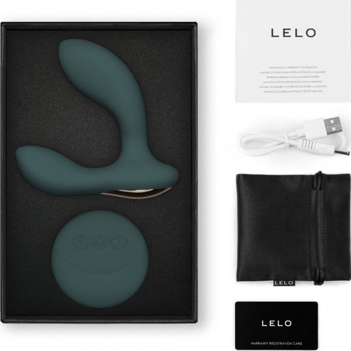 LELO - HUGO 2 MASSAGEADOR DE PRÓSTATA COM CONTROLE REMOTO VERDE