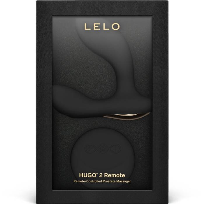 LELO - HUGO 2 MASSAGER DE PRÓSTATA COM CONTROLE REMOTO PRETO