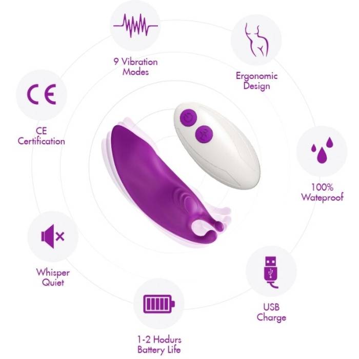 ARMONY - HONEYBEE WEARABLE CALÇAS VIBRADOR G-SPOT FÚCSIA - APLICATIVO GRATUITO
