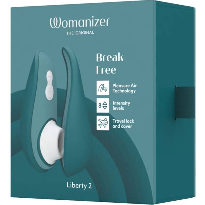 WOMANIZER - LIBERTY 2 ESTIMULADOR DE CLITORIS & SUCKER AZUL