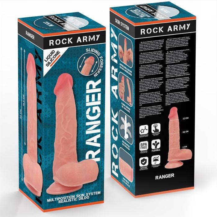 ROCKARMY - SILICONE LÃQUIDO RANGER 22 CM -O- 3,6 CM
