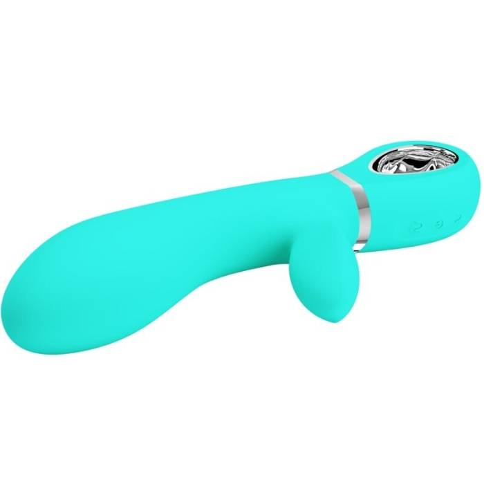 PRETTY LOVE - VIBRADOR MULTIFUNO G-SPOT THOMAS AQUA VERDE