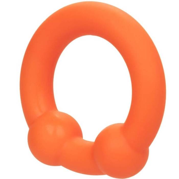 CALIFORNIA EXOTICS - ALPHA ANEL DE BOLA DUPLA LARANJA