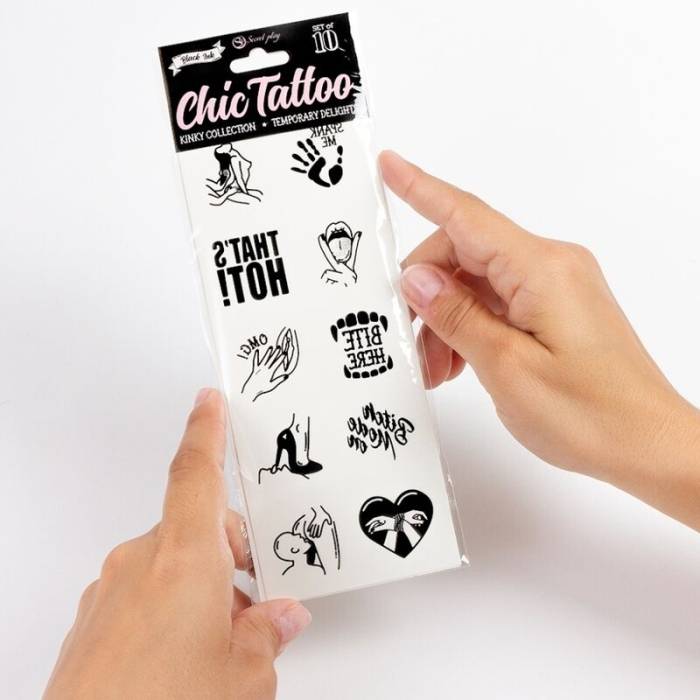 SECRET PLAY - CONJUNTO DE 10 TATUA...
