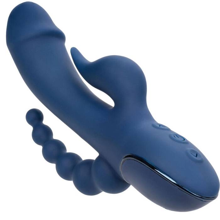 CALIFORNIA EXOTICS - VIBRADOR TRIPLO ORGASM AZUL