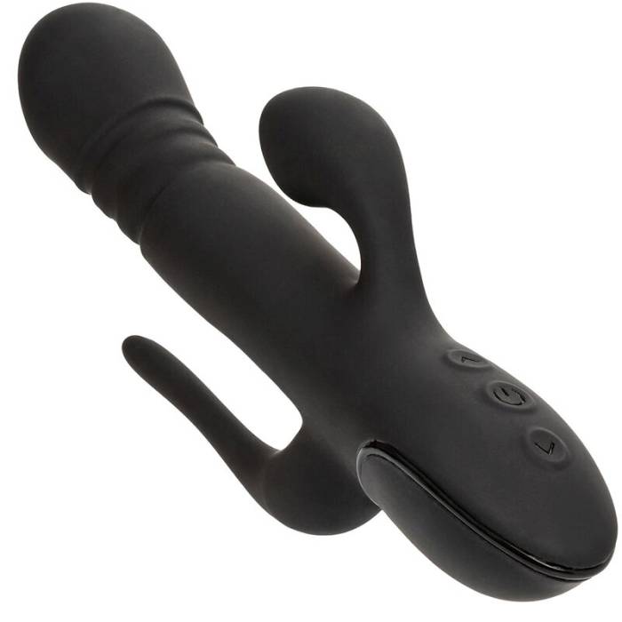 CALIFORNIA EXOTICS - VIBRADOR TRIPLO EUPHORIA PRETO