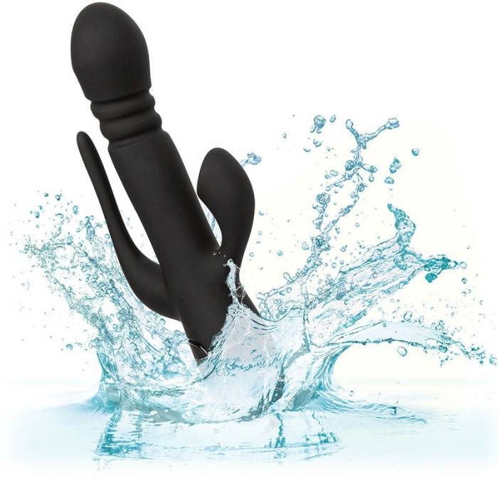 CALIFORNIA EXOTICS - VIBRADOR TRIPLO EUPHORIA PRETO