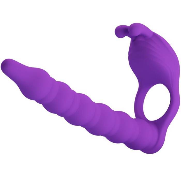 PRETTY LOVE - BLACKNEY ANÃIS PARA PÃNIS COM PLUG VIBRADOR