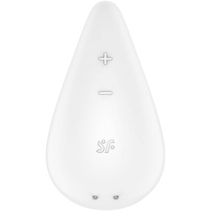 SATISFYER - VIBRADOR DEW GOTA LAY-ON BRANCO