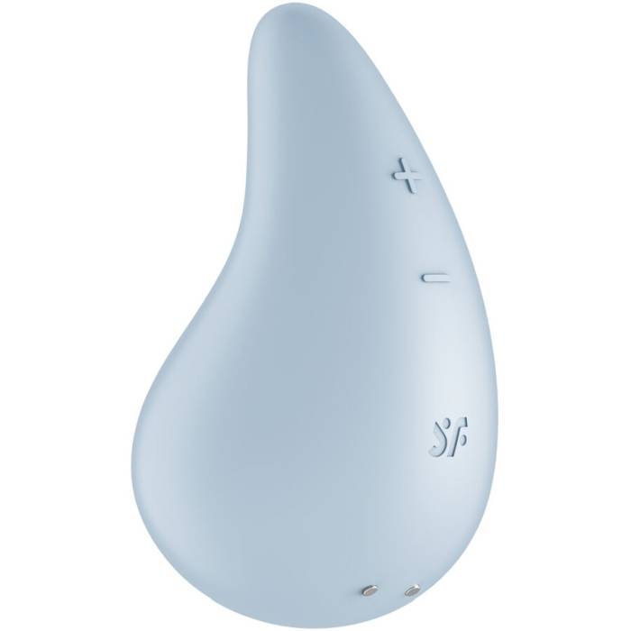 SATISFYER - VIBRADOR DEW GOTA LAY-ON AZUL
