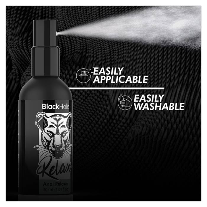 BLACK HOLE - ANAL RELAXER SPRAY À BASE DE ÁGUA 30 ML