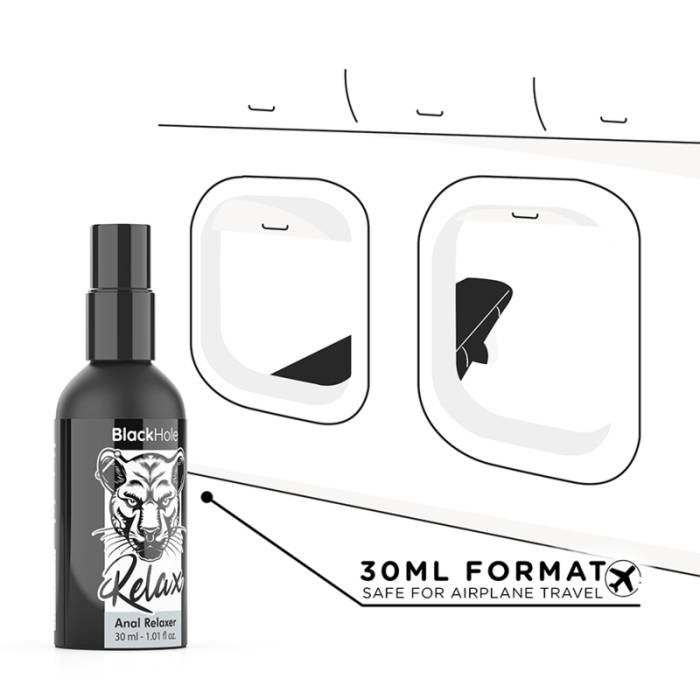 BLACK HOLE - ANAL RELAXER SPRAY À BASE DE ÁGUA 30 ML
