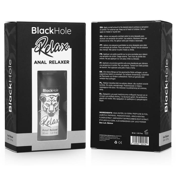 BLACK HOLE - ANAL RELAXER SPRAY À BASE DE ÁGUA 30 ML