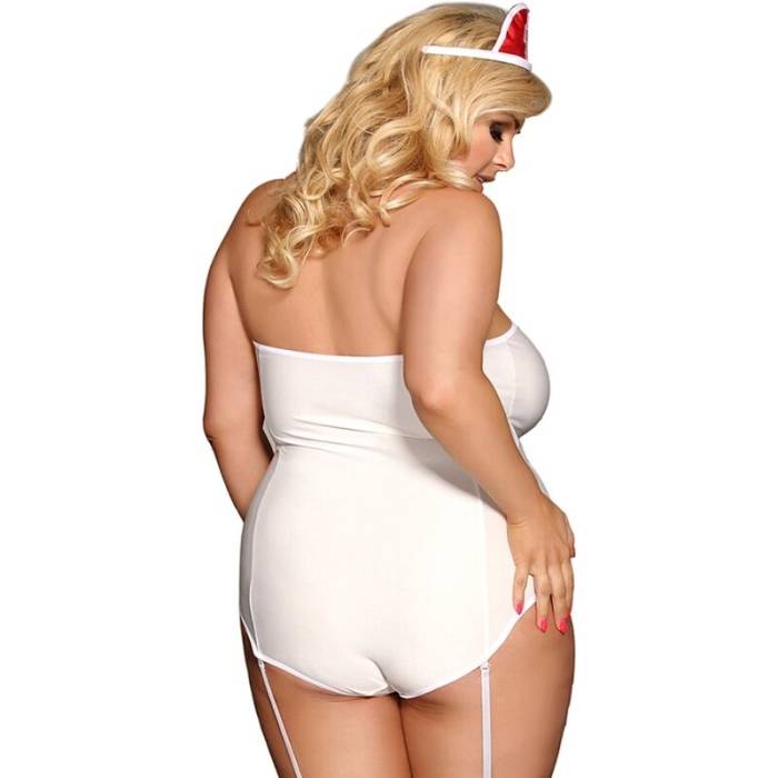 SUBBLIME - FANTASIA DE ENFERMEIRA SEXY COM PELUCHE L/XL