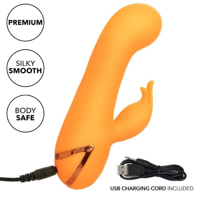 CALEXOTICS - VIBRADOR MONTECITO MUSE COELHO LARANJA POR CALIFORNIA DREAMING